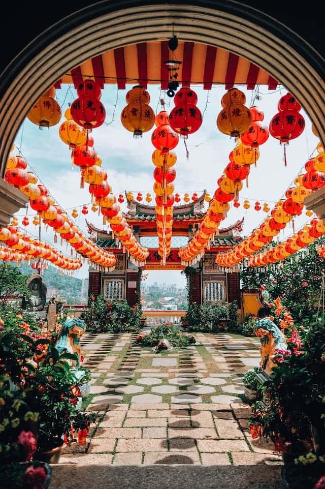 Kek Lok Si Tempel Air Itam in Penang, Malaysia