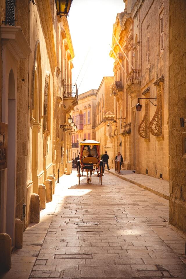 Calle en Mdina, Malta