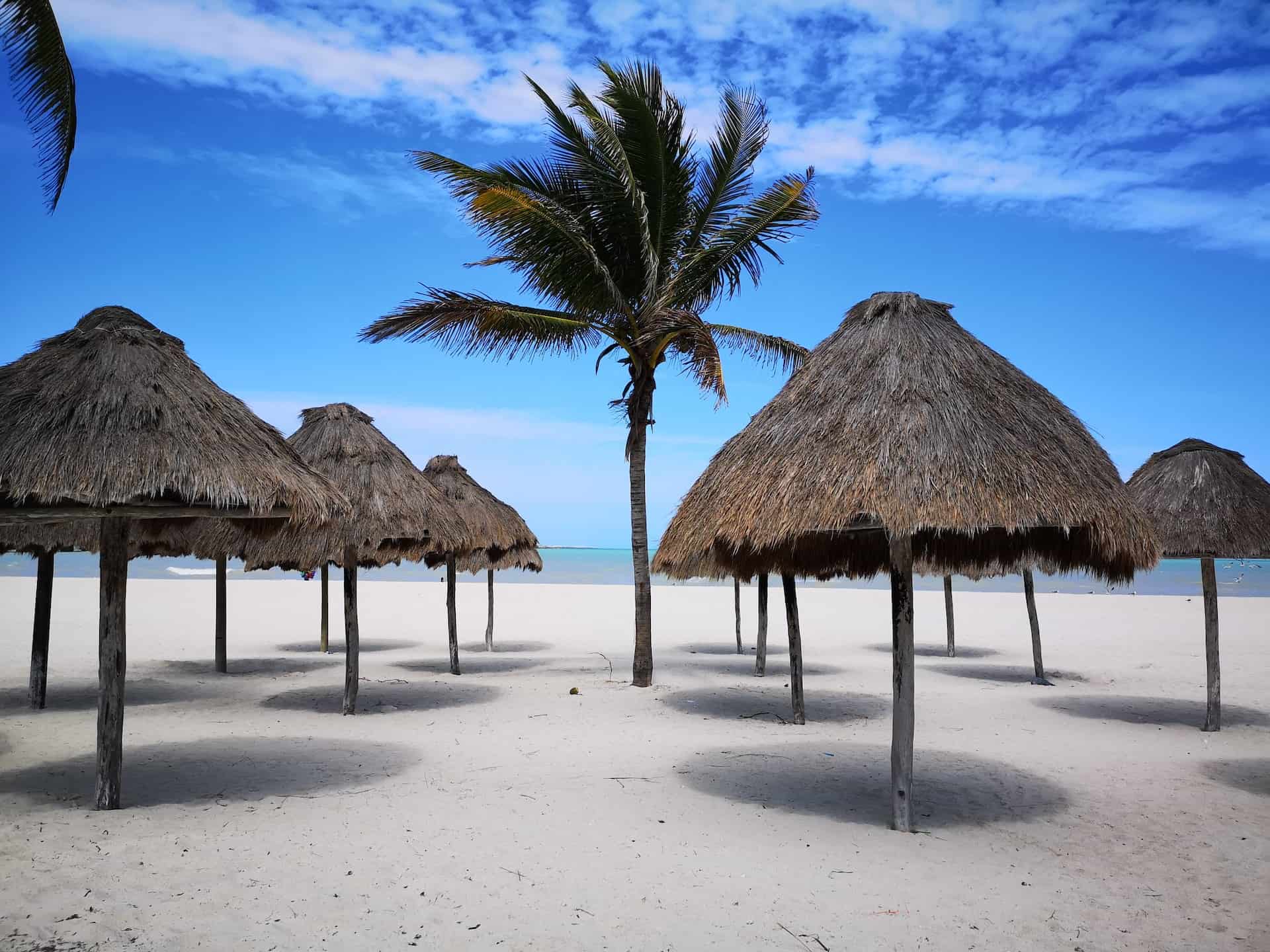 Beach in Progreso Yucatan, Mexico