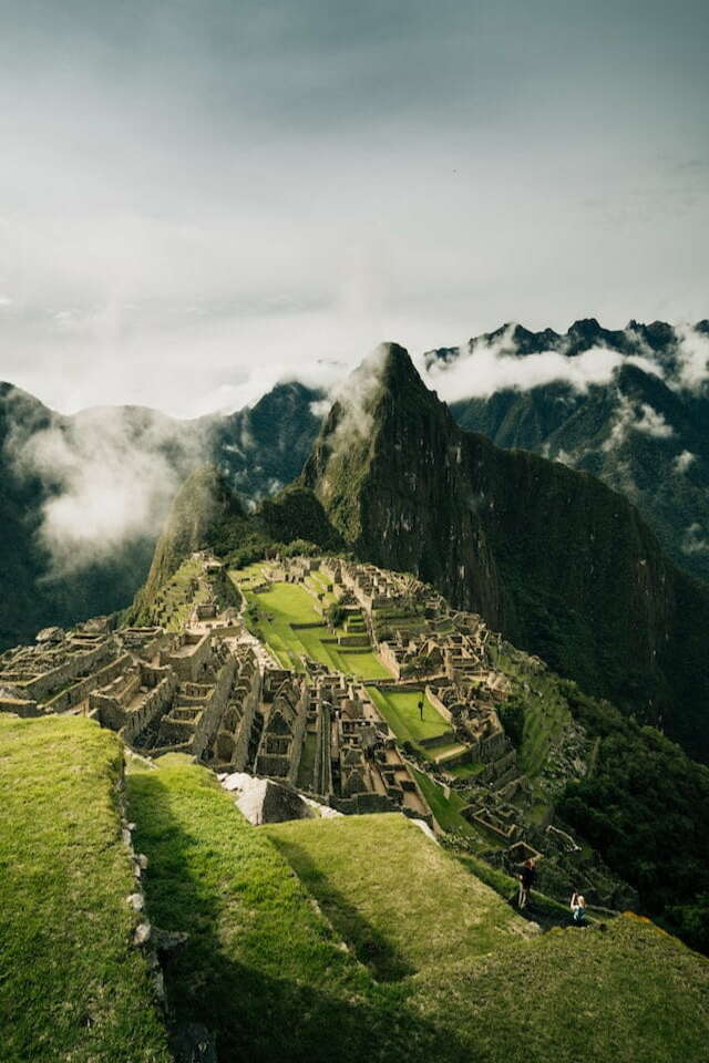 Die Ruinen von Machu Picchu in Peru