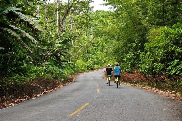 Erkundung der Natur, Radfahren in Bocas del Toro, Panama