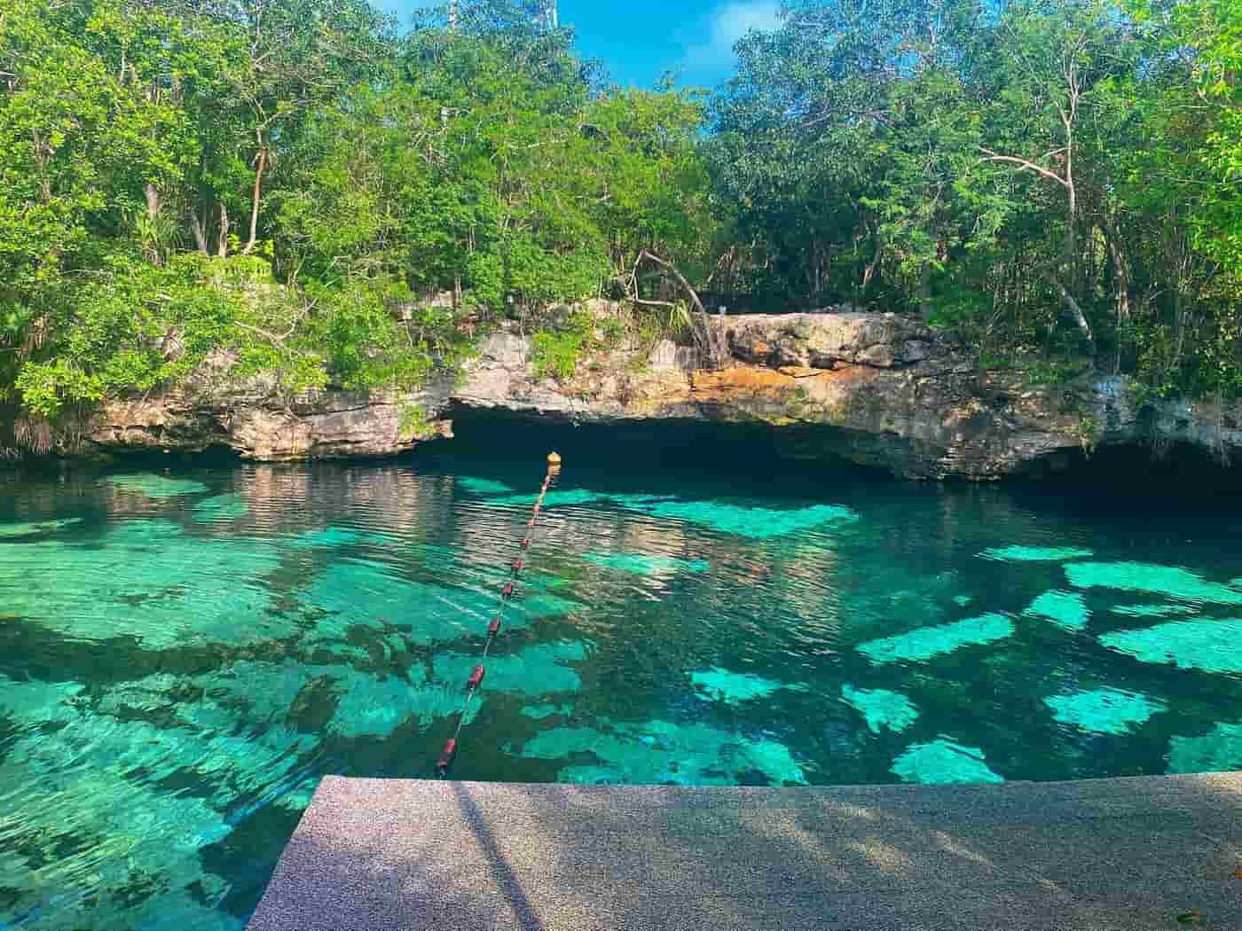 Best Tours and Excursions from playa del Carmen : Cenote Azul Playa del Carmen